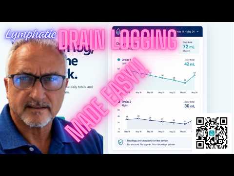 Drain Log video thumbnail showing Charles Dalesch and example drain readings.
